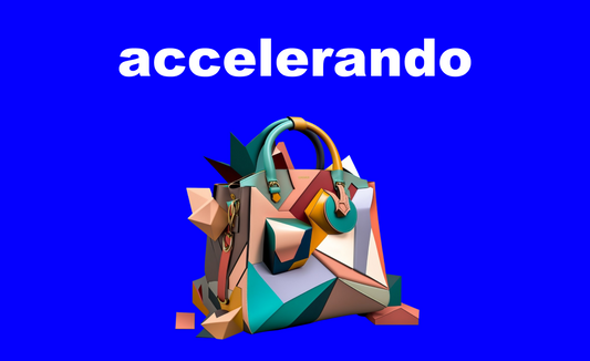 3 brand concepts for accelerando: AI fashion brand, virtual fashion brand, and open source brand.